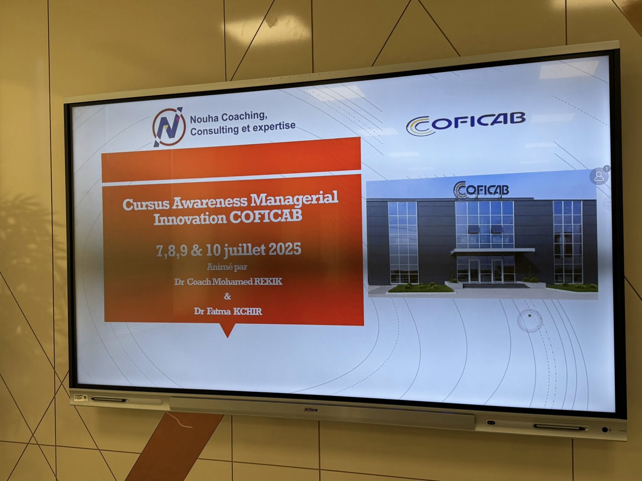 Parcours Managérial Level 1 - Coficab (1er Groupe)